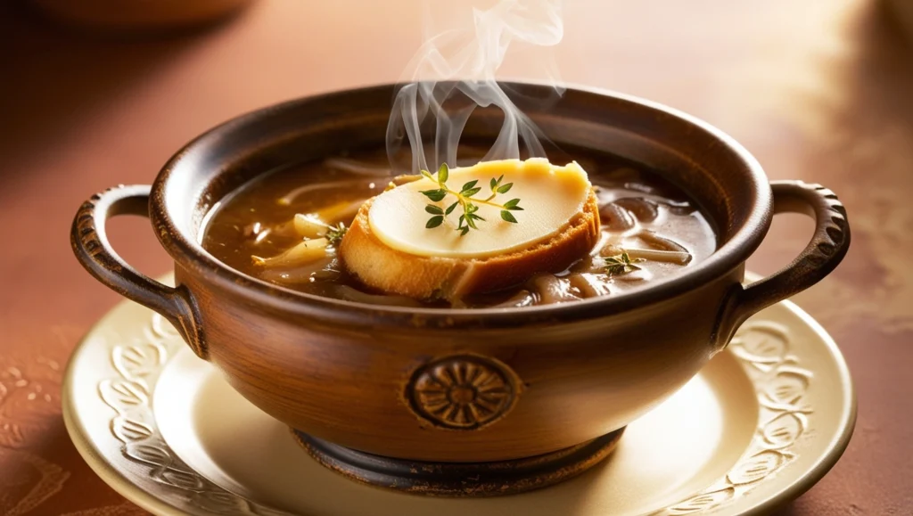 How do you deepen the flavor of French onion soup