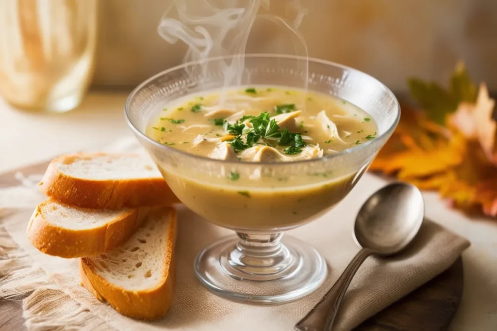 How do you thicken gluten-free chicken soup