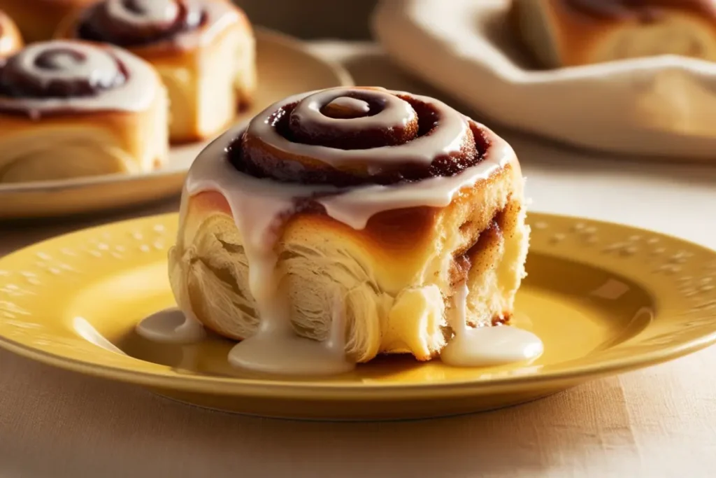 How long does cinnamon roll icing last