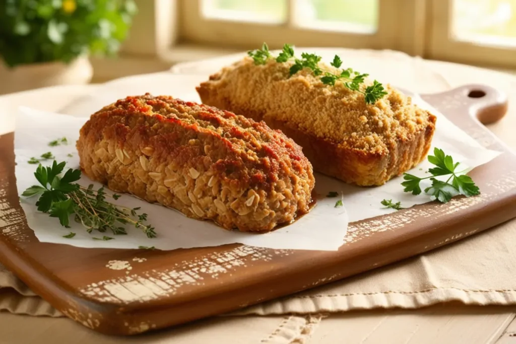 Is oatmeal better than bread crumbs in meatloaf