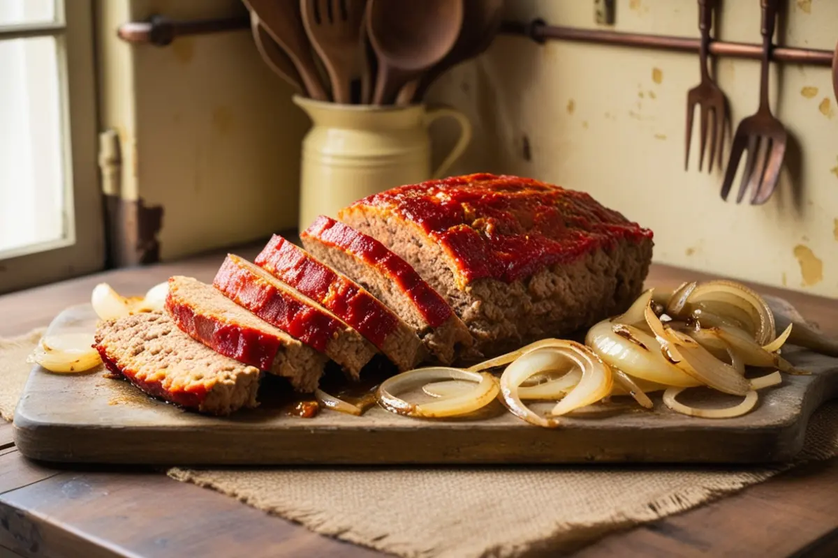 Should you cook onions before adding to meatloaf