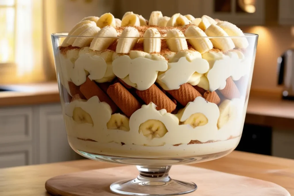 What can you use in banana pudding instead of wafers