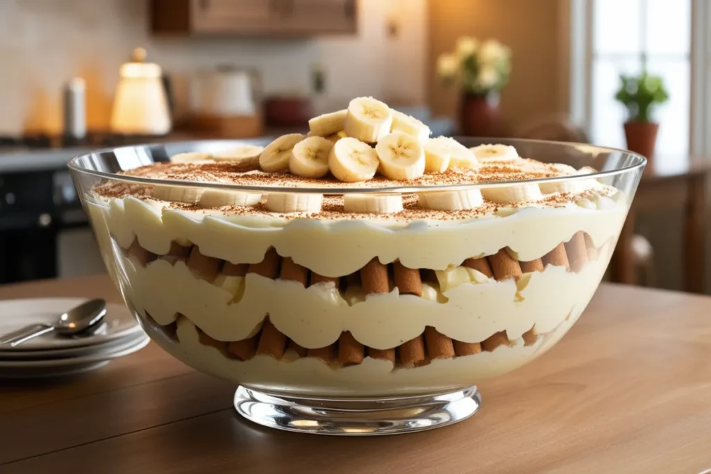 What can you use in banana pudding instead of wafers