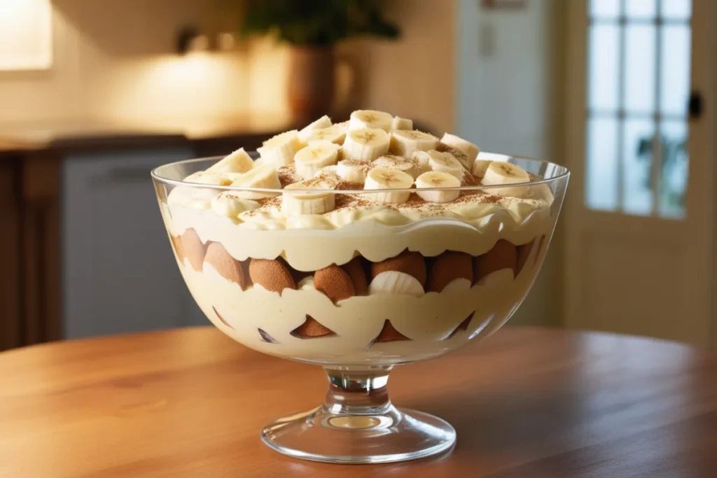 What can you use in banana pudding instead of wafers