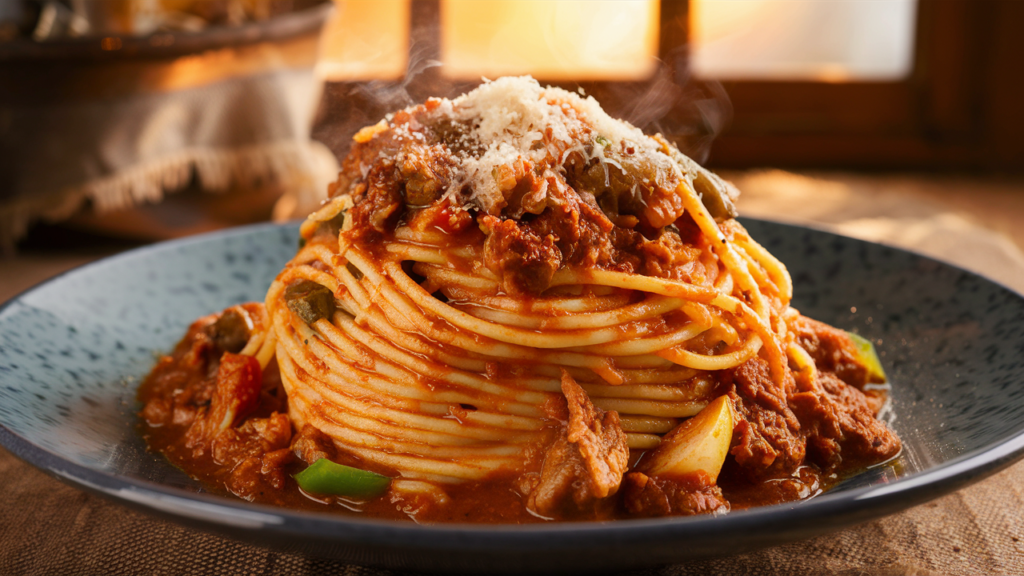 What exactly is spaghetti bolognese