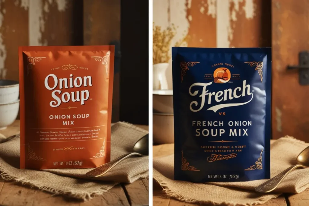 What is the difference between onion and French onion soup mix