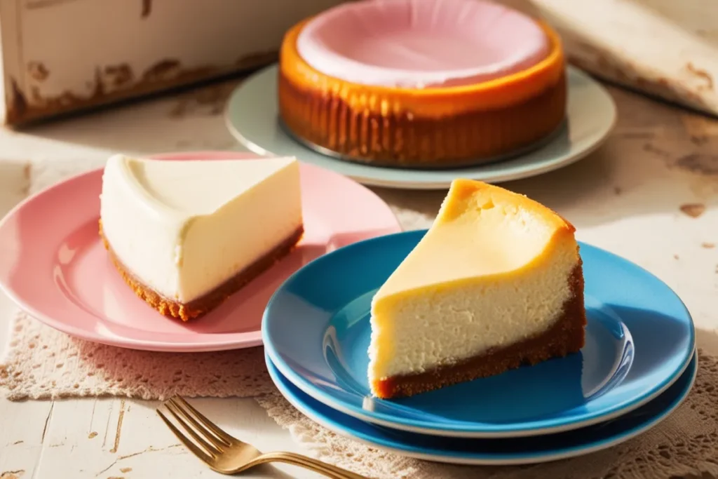 What's the difference between vanilla cheesecake and New York cheesecake