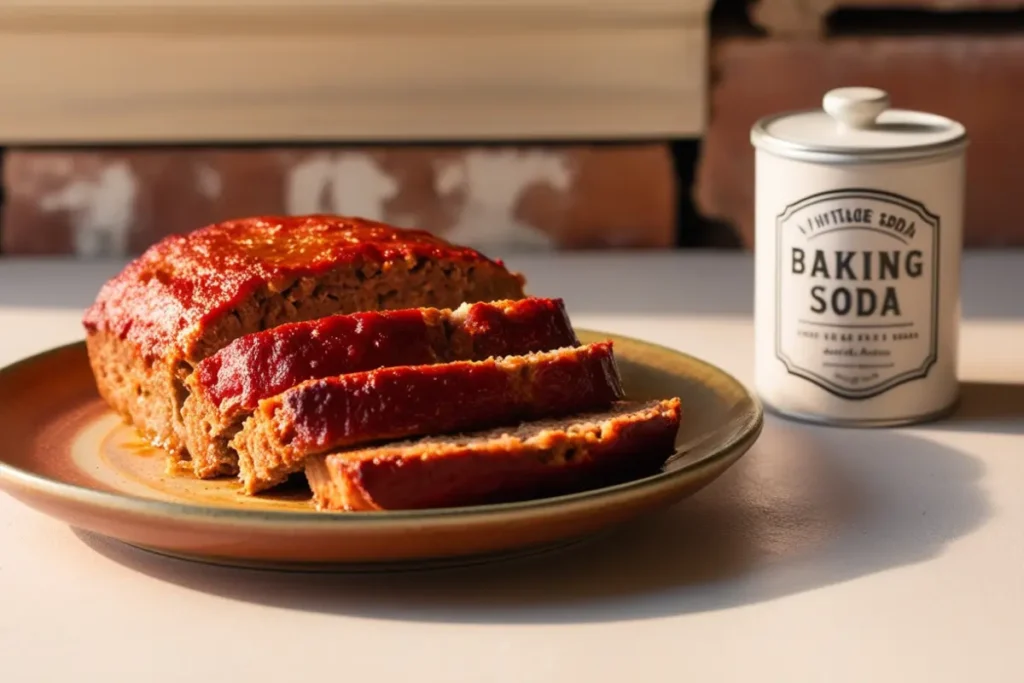 Why do you put baking soda in meatloaf