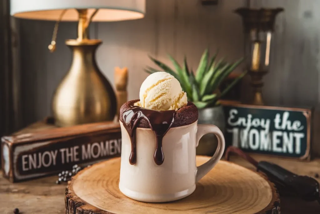 chocolate lava mug cake