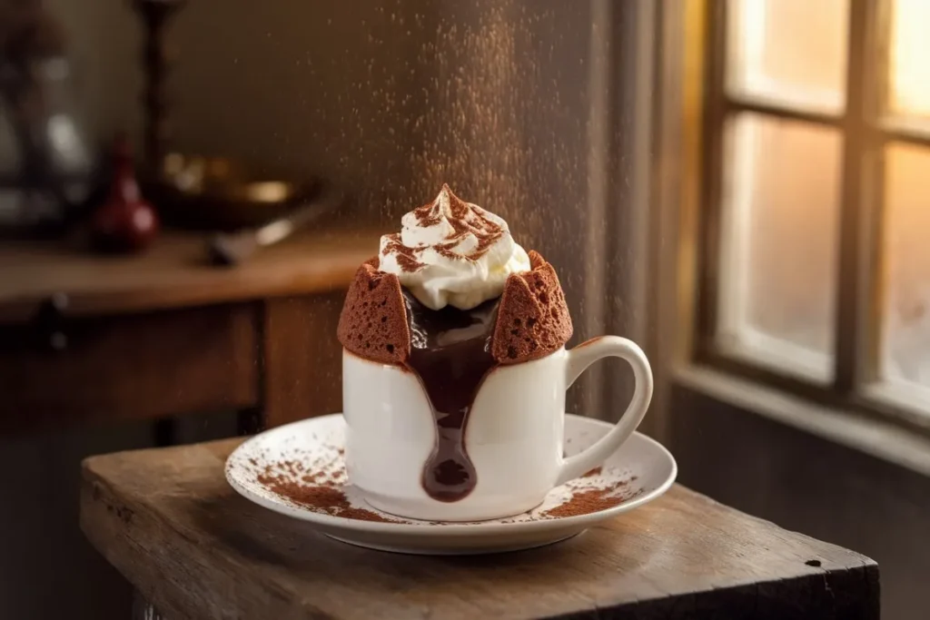 chocolate lava mug cake