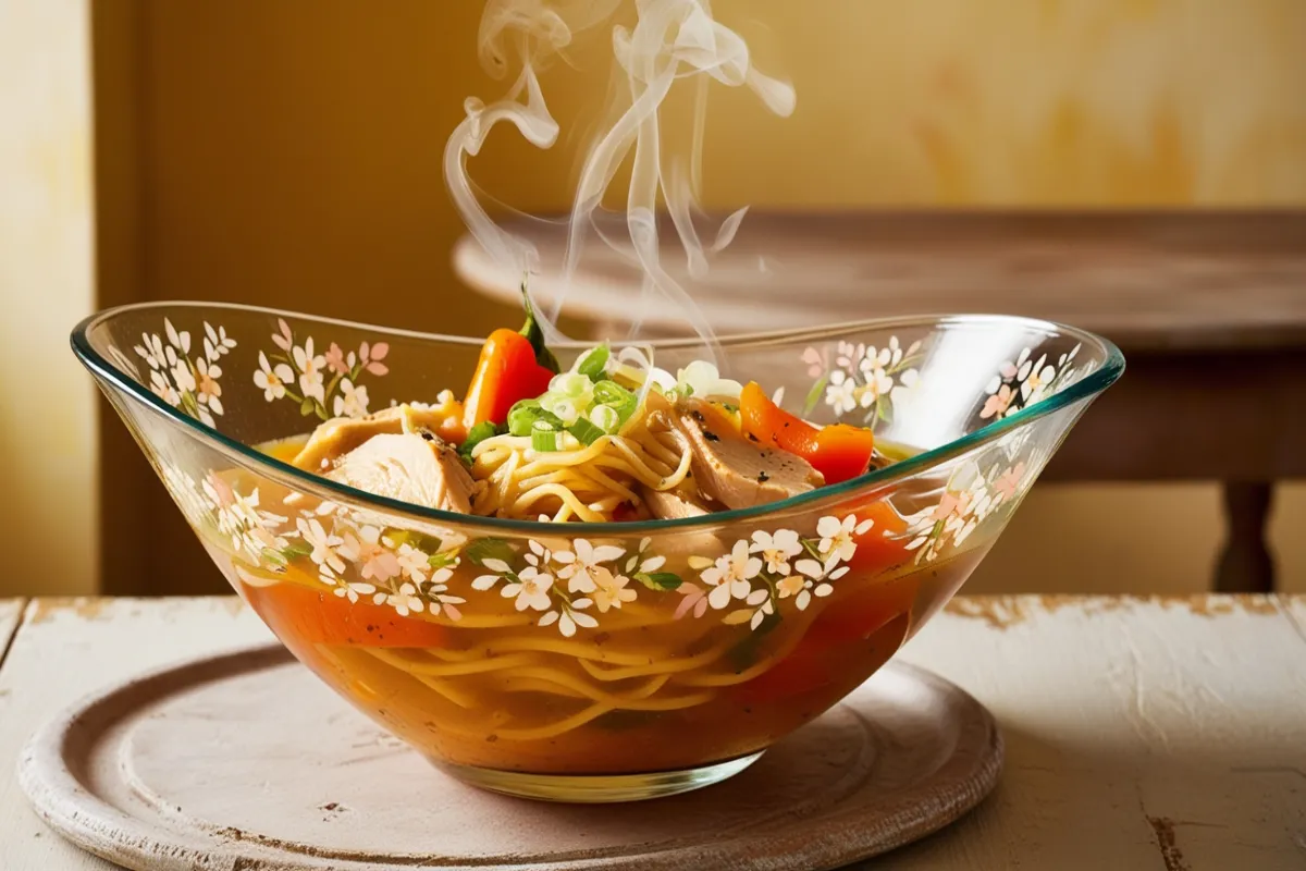 spicy chicken noodle soup