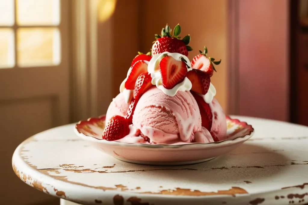 strawberry shortcake ice cream