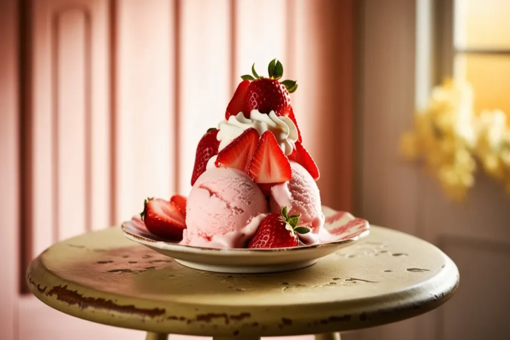 strawberry shortcake ice cream