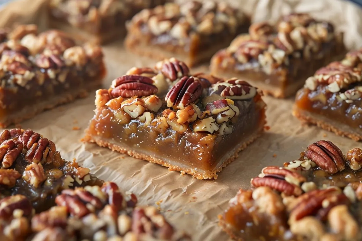 How do you know when pecan pie bars are done