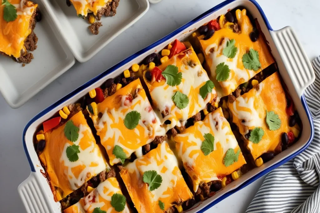 How do you make enchilada casserole not soggy