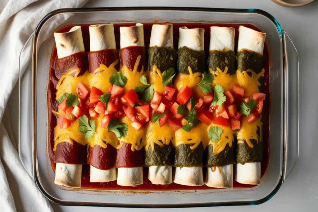 Is red or green enchilada sauce better for chicken enchiladas