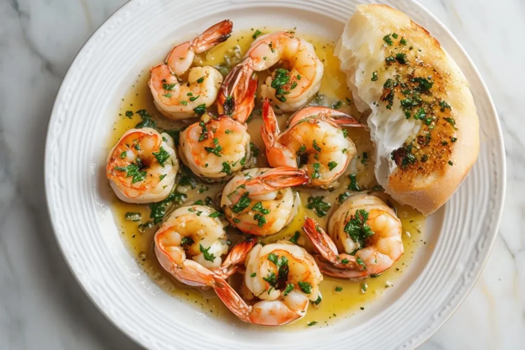 What can I substitute for white wine in shrimp scampi