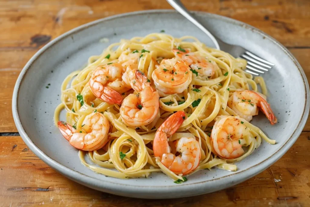 What can I substitute for white wine in shrimp scampi