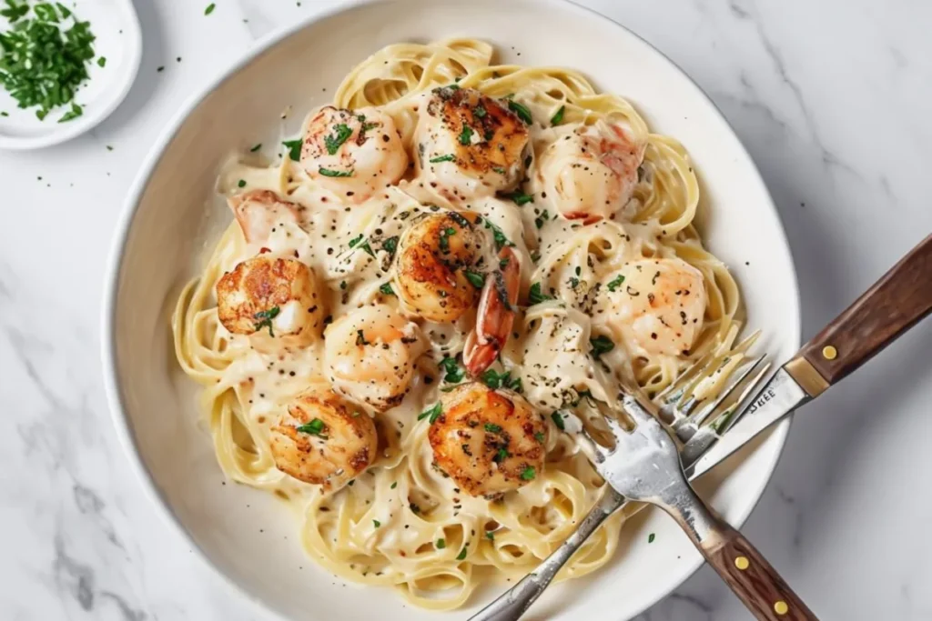 What can I use instead of white wine in seafood pasta