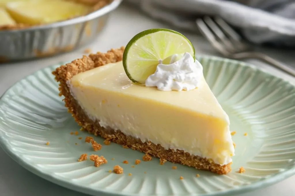 What is Key lime pie made of