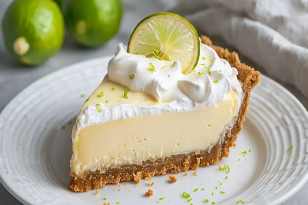 What is Key lime pie made of