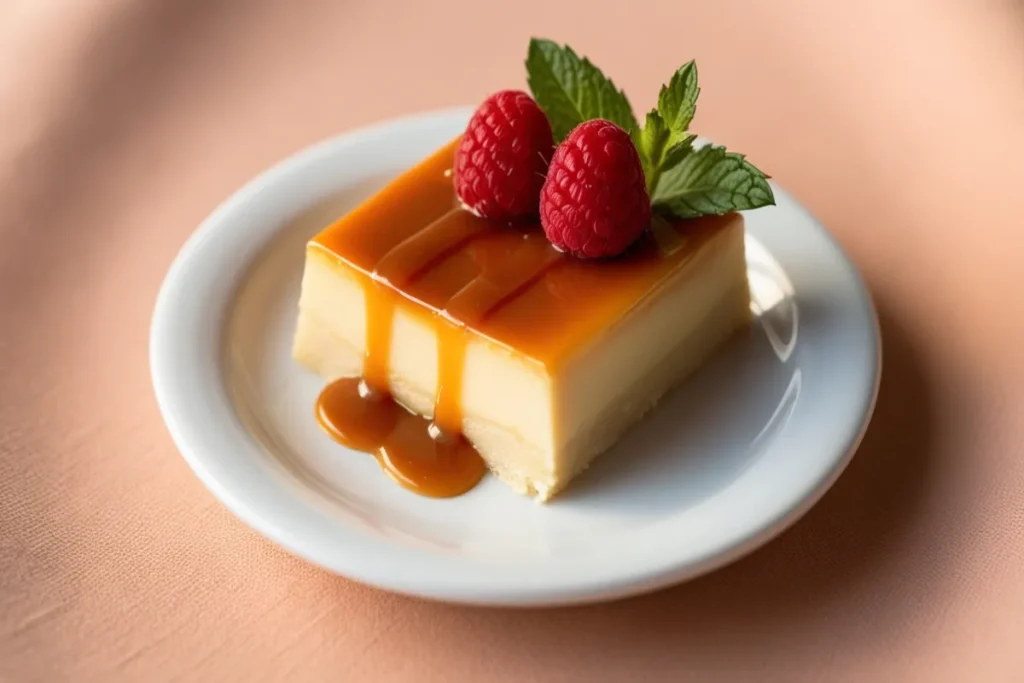 What is Mexican flan made of