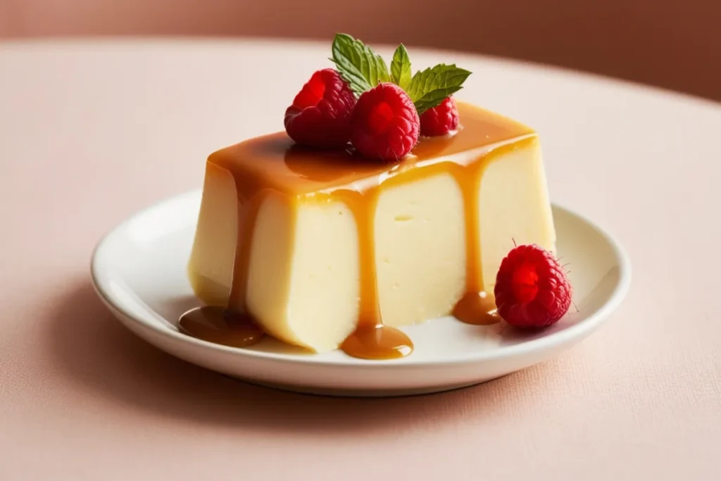 What is Mexican flan made of