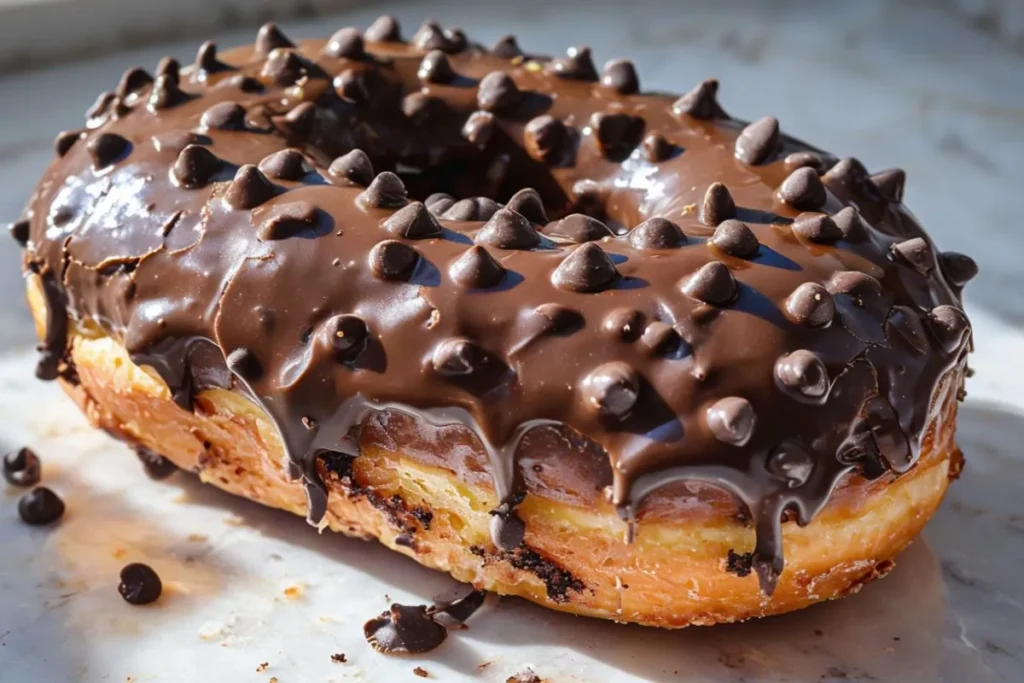 What is a chocolate bar donut called