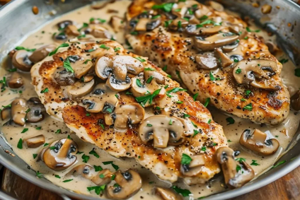 What is chicken Marsala sauce made of