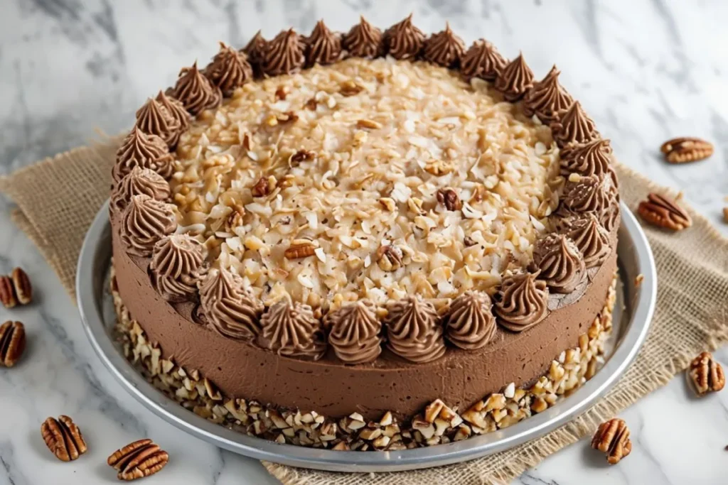 What is the Frosting on German Chocolate Cake Made Of