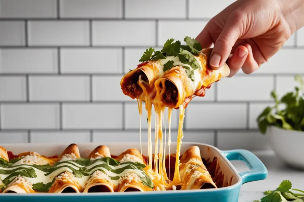 What is the best cheese to melt on enchiladas