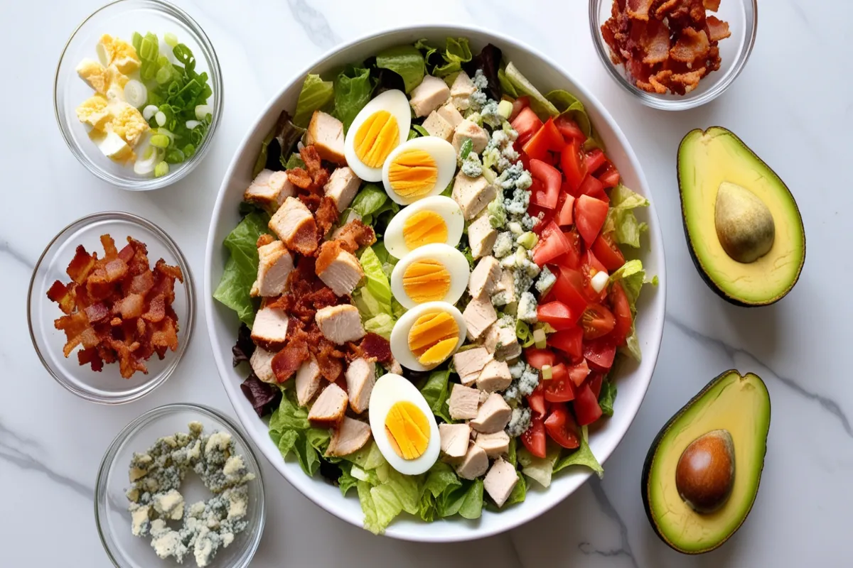 What is the difference between a Cobb salad and a regular salad