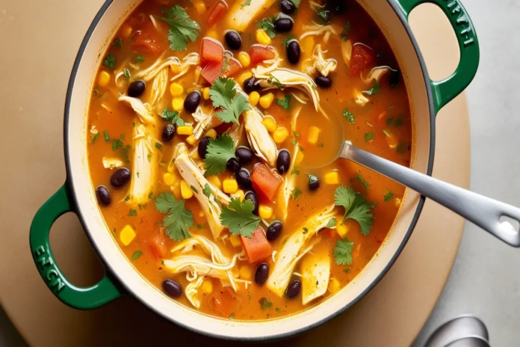 What to eat with chicken enchilada soup