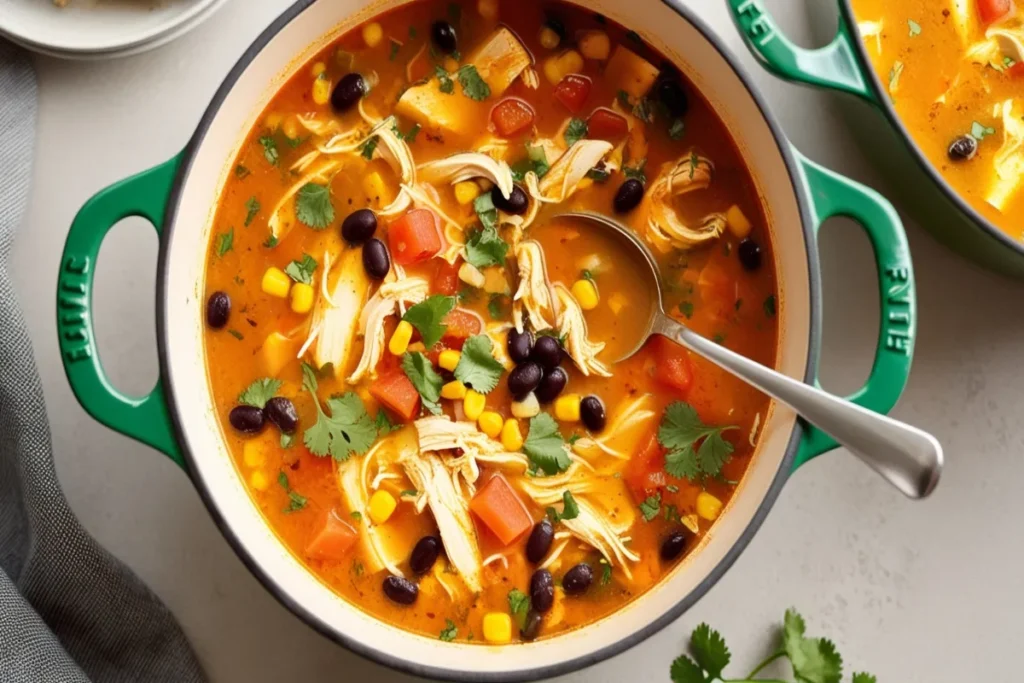 What to eat with chicken enchilada soup