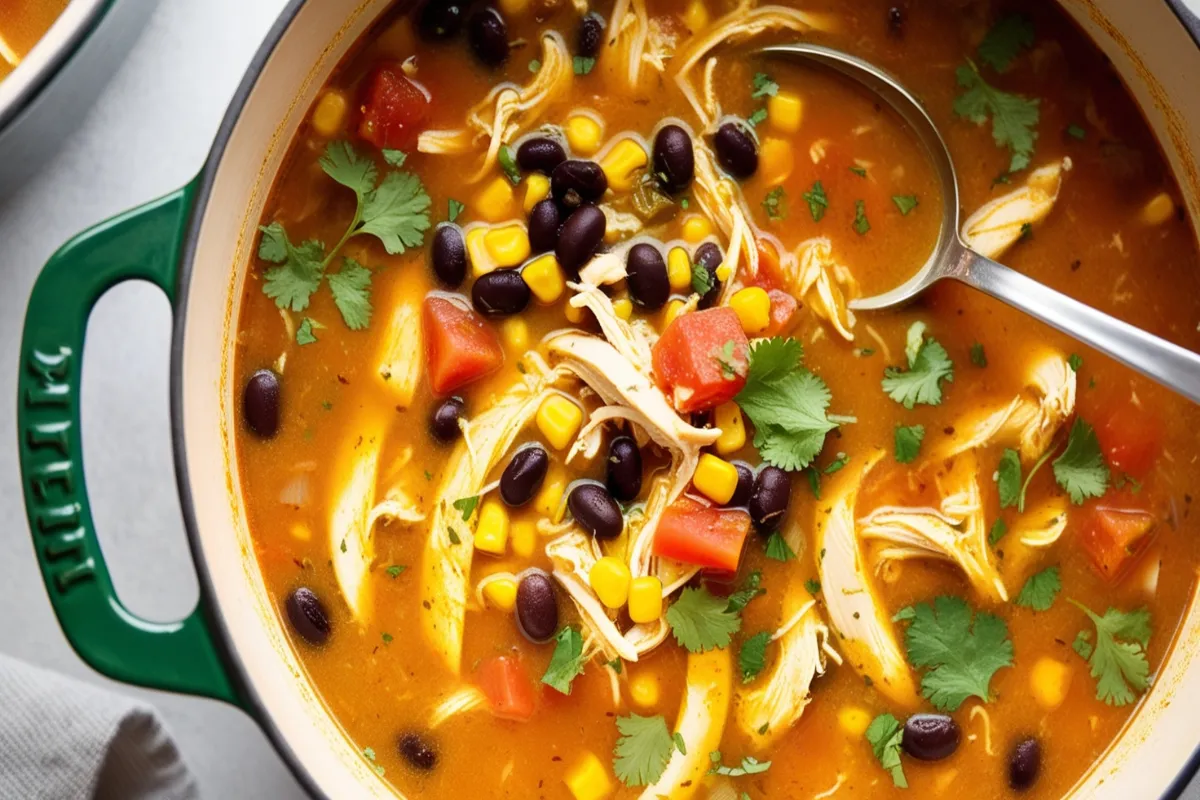 What to eat with chicken enchilada soup