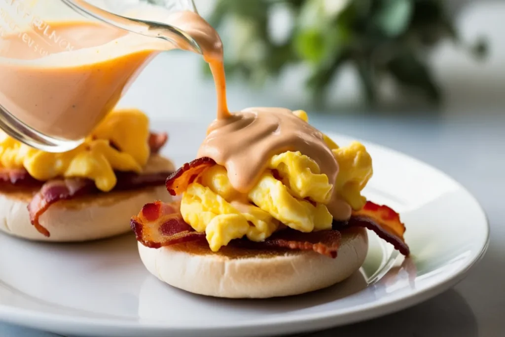 breakfast sandwich sauce