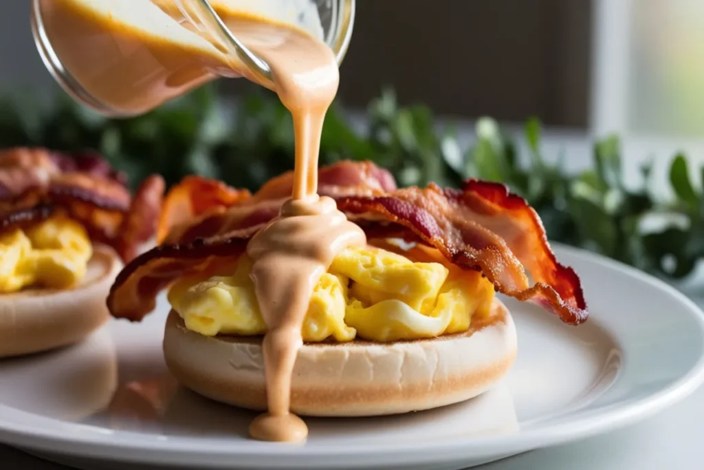 breakfast sandwich sauce