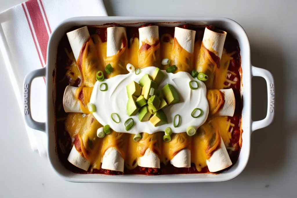 cheesy chicken enchiladas