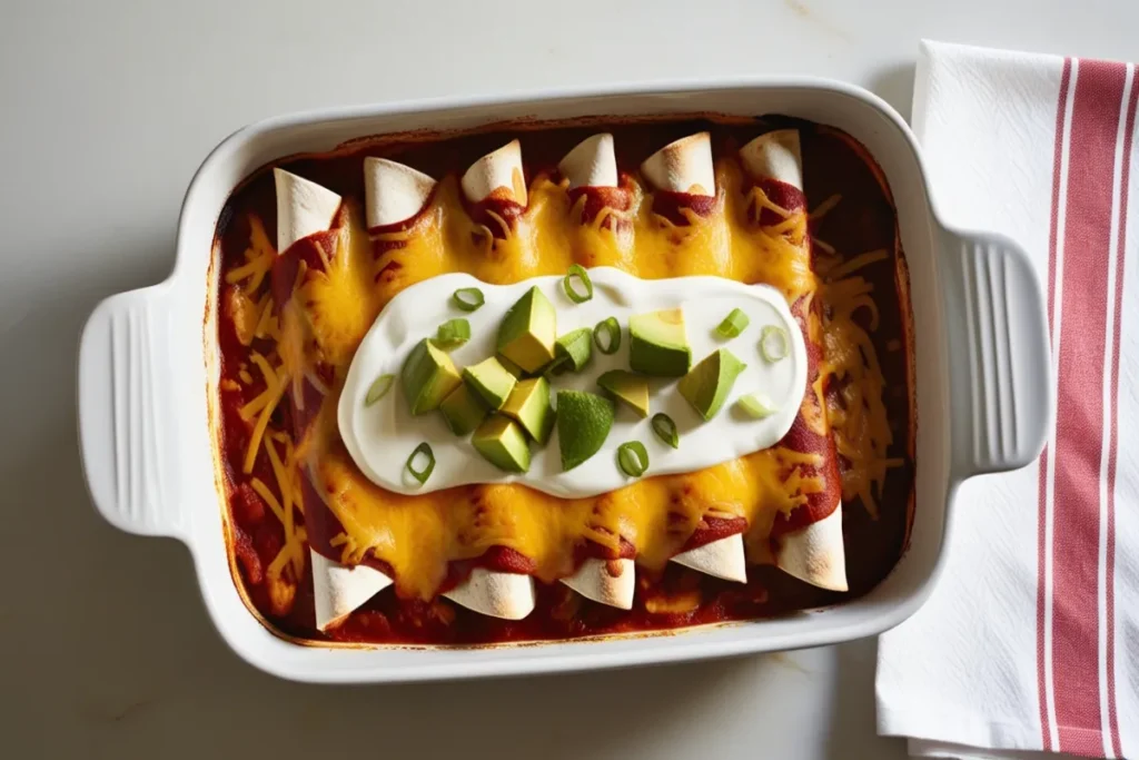 cheesy chicken enchiladas