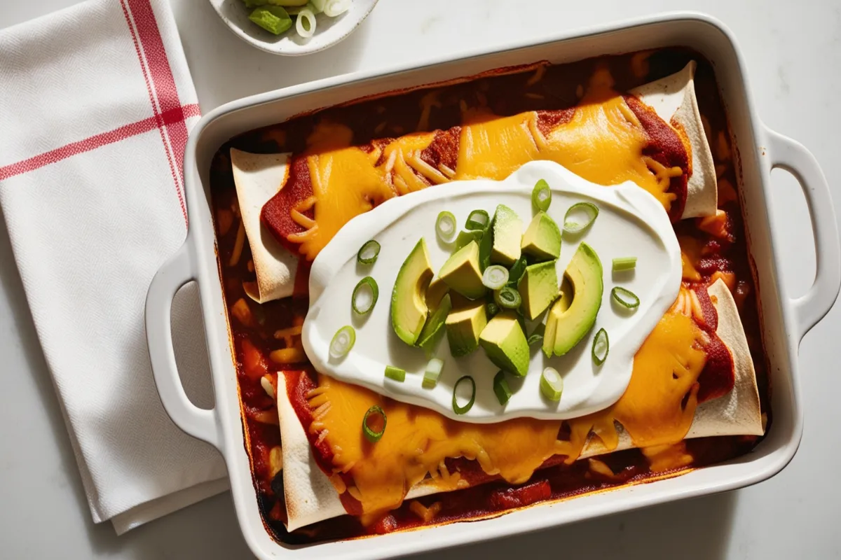 cheesy chicken enchiladas