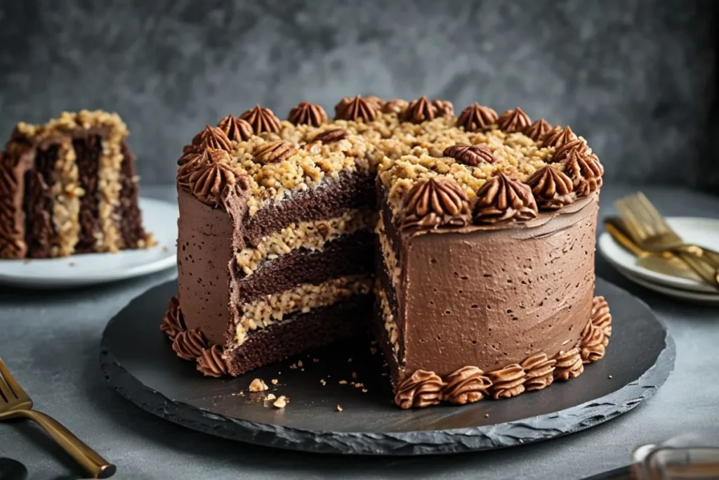 chocolate cake vs German chocolate cake