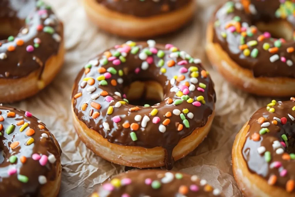 chocolate frosted donut