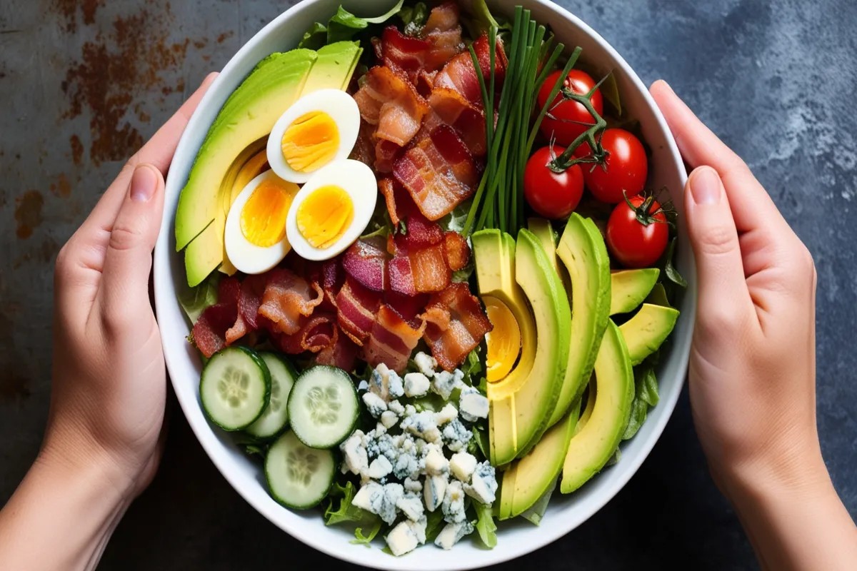 cobb salad recipe peas