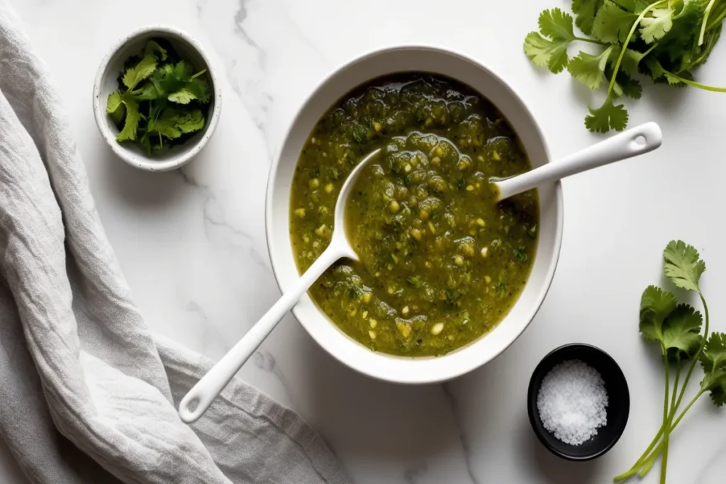 difference between salsa verde and green enchilada