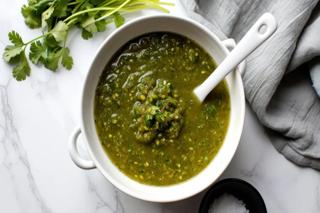 difference between salsa verde and green enchilada