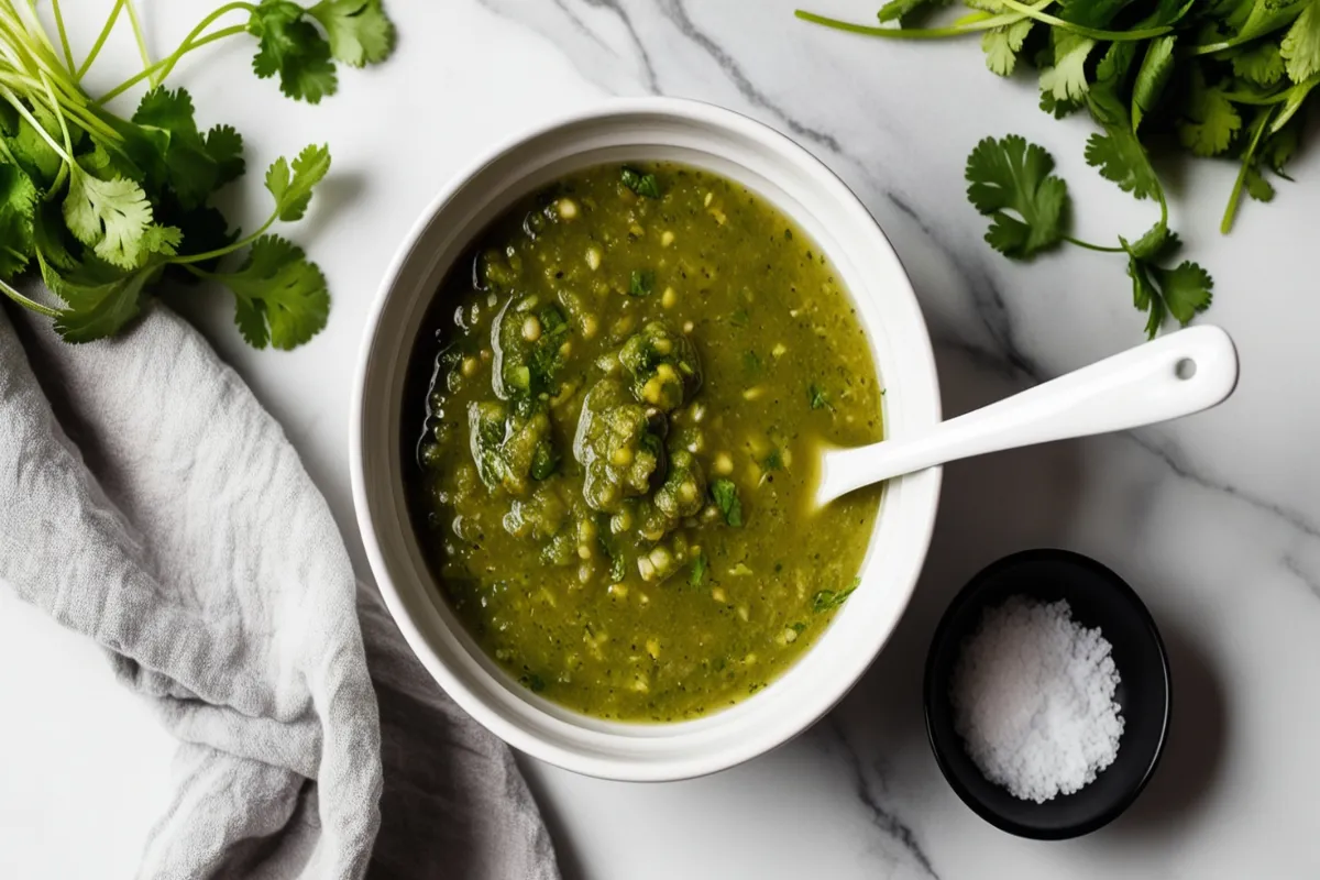 difference between salsa verde and green enchilada