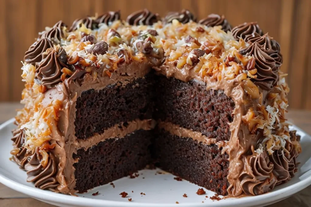 german chocolate cake frosting