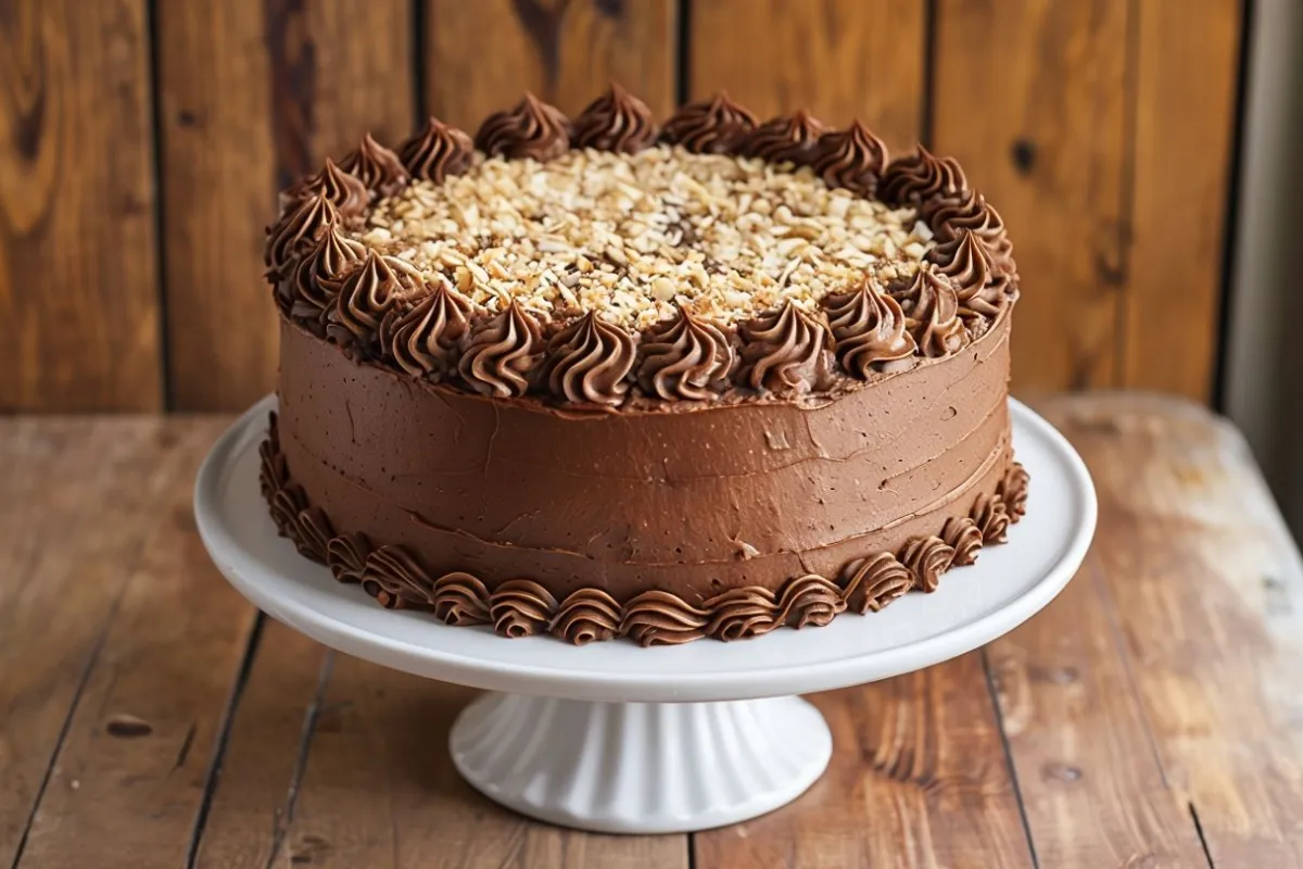 german chocolate cake frosting