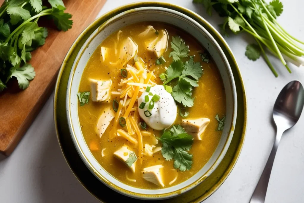 green chicken enchilada soup