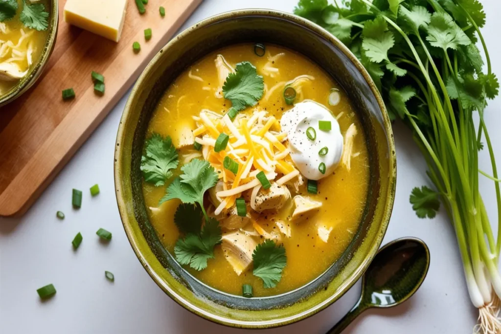 green chicken enchilada soup